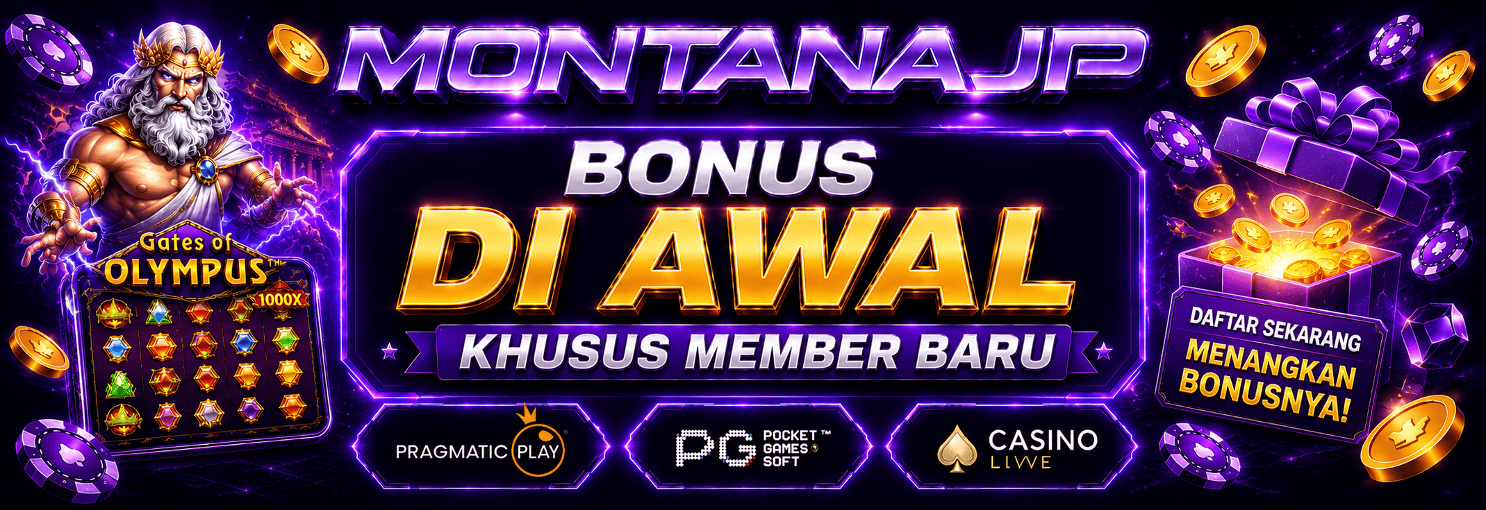 BONUS DI AWAL KHUSUS NEW MEMBER